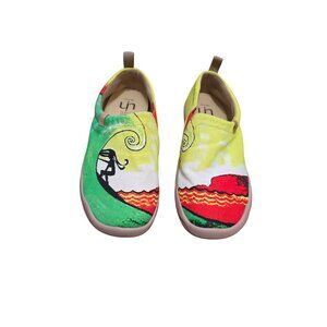 UIN Unisex Hawaii Surfing Walking Shoes Canvas Slip-On Sneakers‎ Size 7